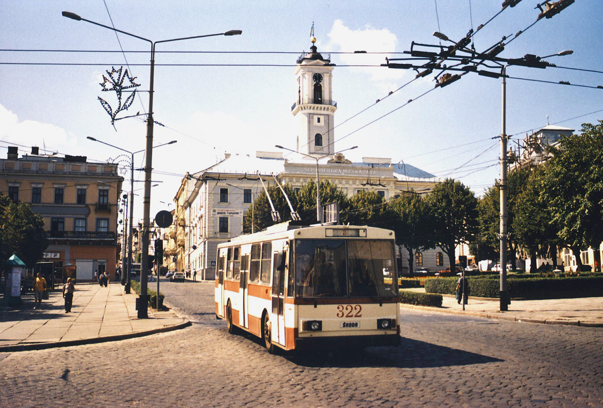 Черновцы, Škoda 14Tr89/6 № 322