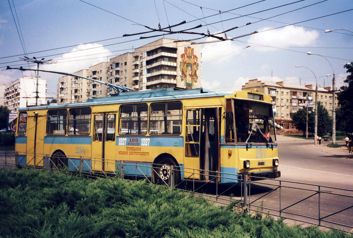 Черновцы, Škoda 14Tr02 № 254; Черновцы — Исторические фотографии (1992-2000 годов)
