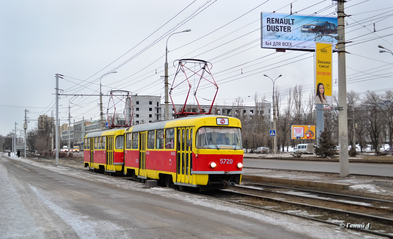 Волгоград, Tatra T3SU № 5718; Волгоград, Tatra T3SU № 5720