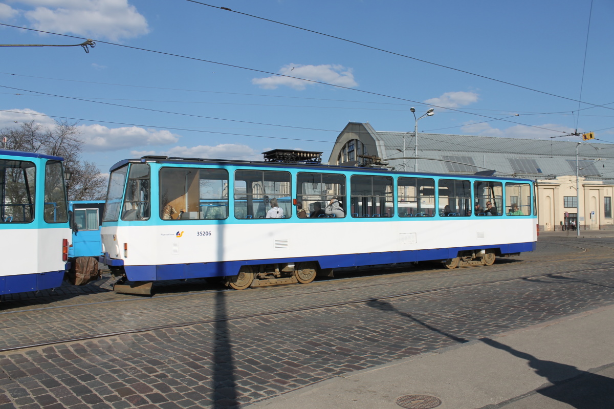 Рига, Tatra T3MR (T6B5-R) № 35206