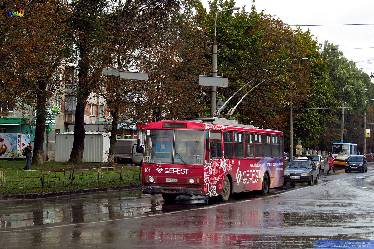 Тернополь, Škoda 14Tr02/6 № 101