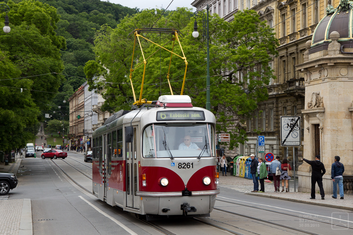 Прага, Tatra T3R.PLF № 8261