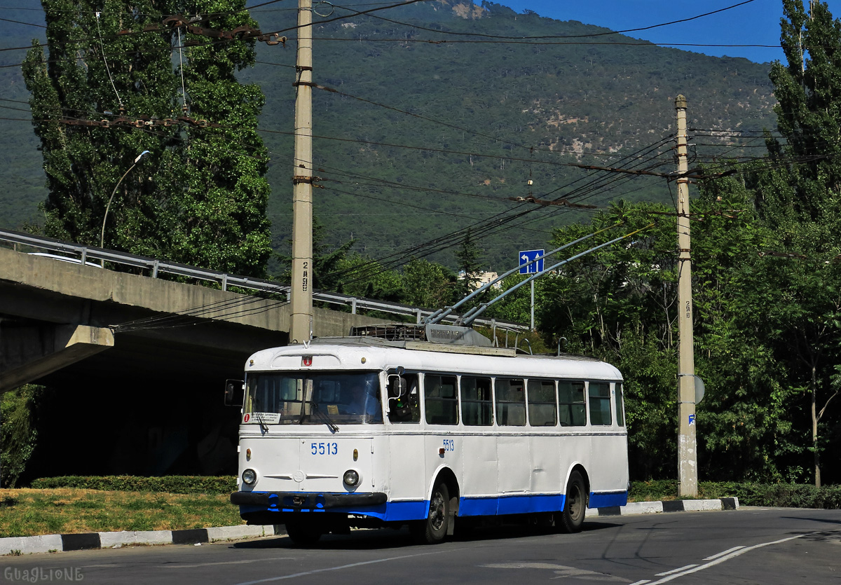 Крымский троллейбус, Škoda 9Tr19 № 5513