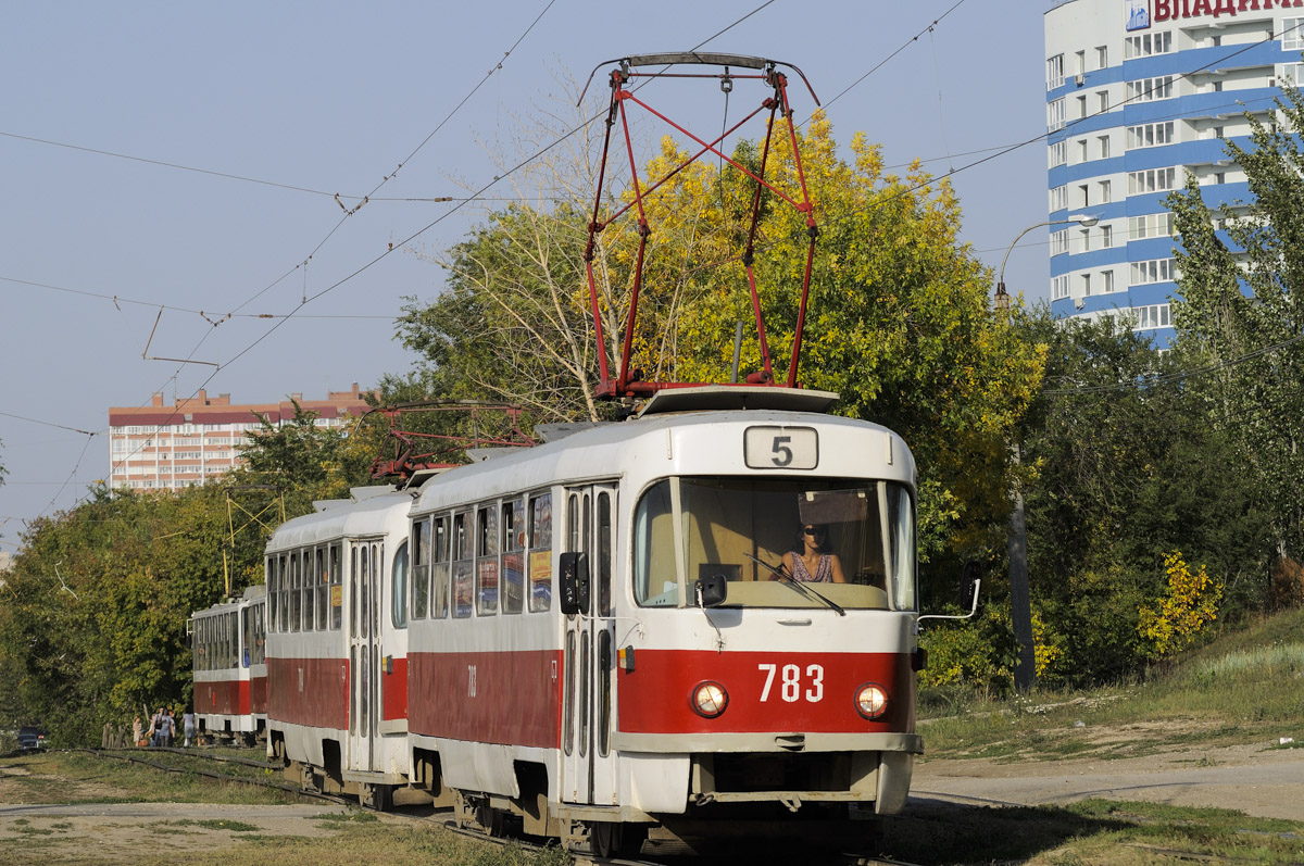 Самара, Tatra T3SU (двухдверная) № 783
