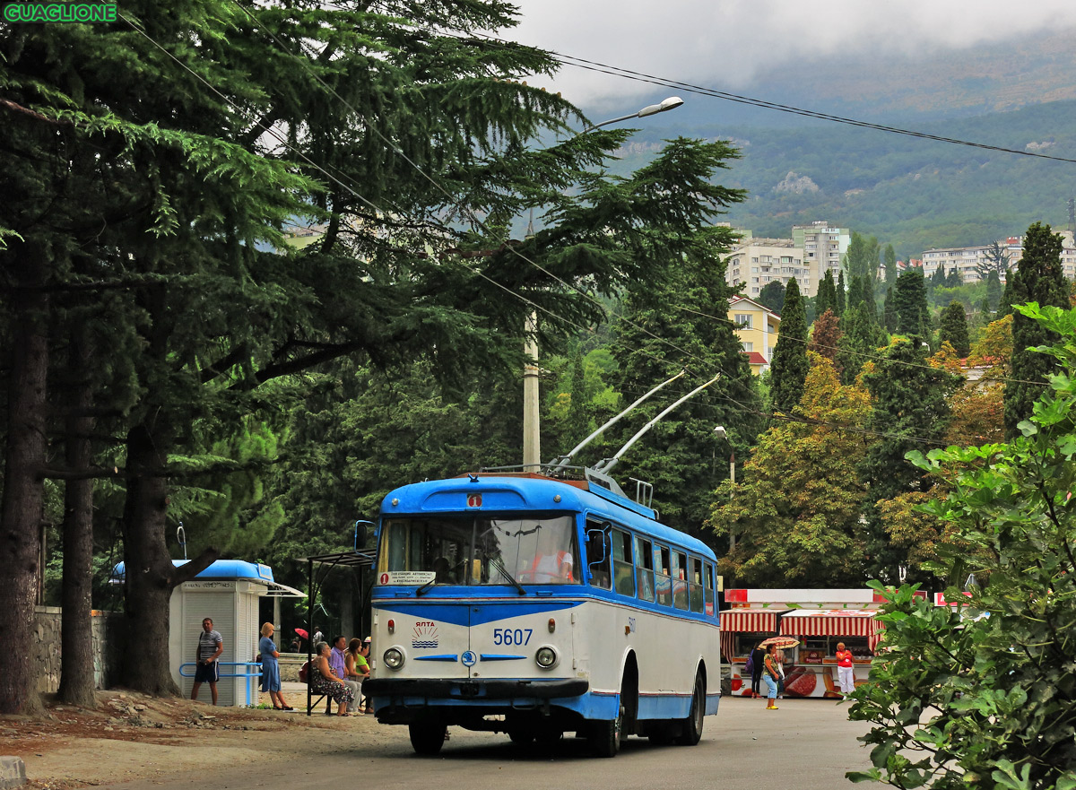 Крымский троллейбус, Škoda 9Tr24 № 5607