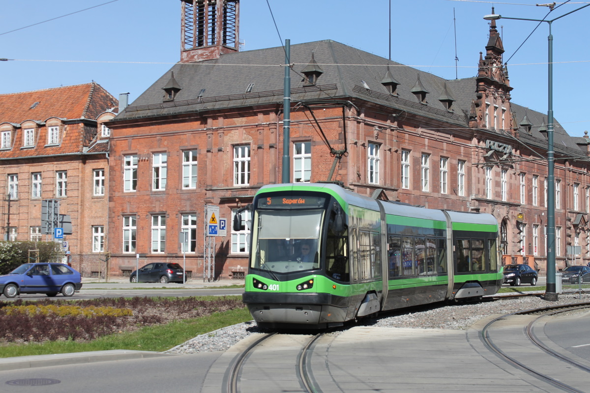Эльблонг, PESA Tramicus 121N № 401