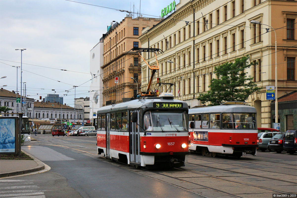 Брно, Tatra T3R.PV № 1657