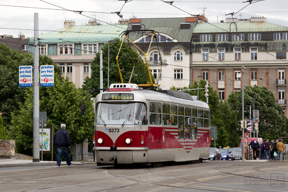 Прага, Tatra T3R.PLF № 8273