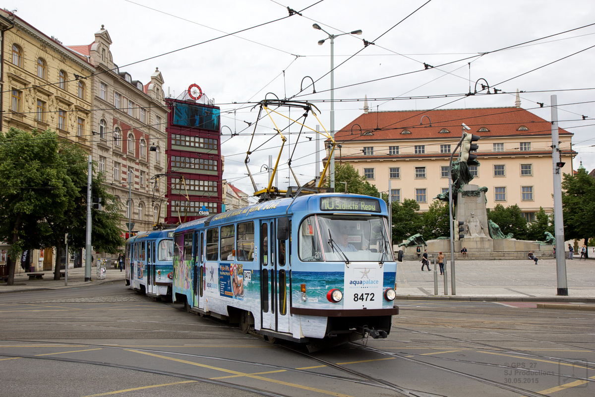 Прага, Tatra T3R.P № 8472
