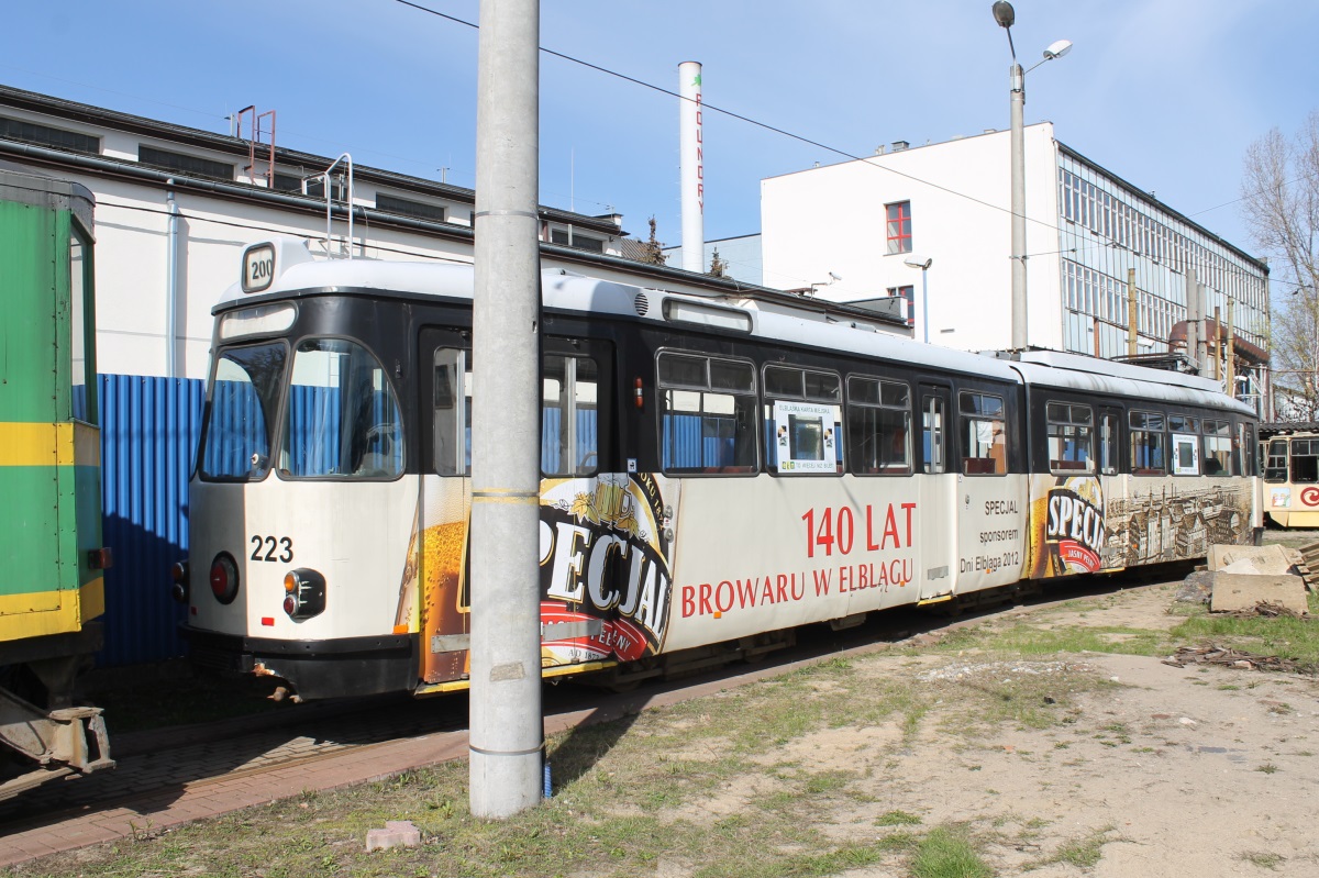 Эльблонг, Westwaggon GT6 № 223