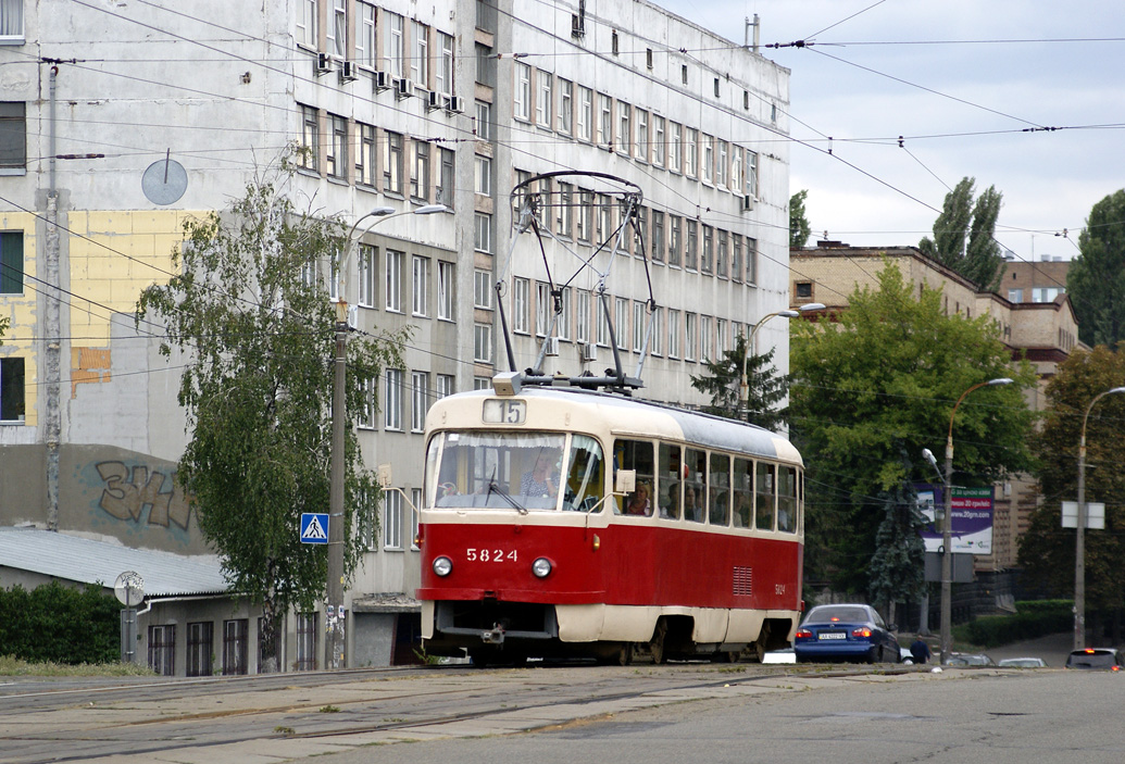 Киев, Tatra T3SU № 5824