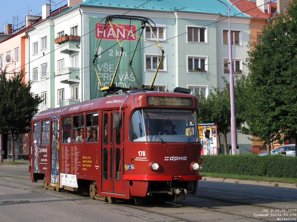 Оломоуц, Tatra T3R.P № 178