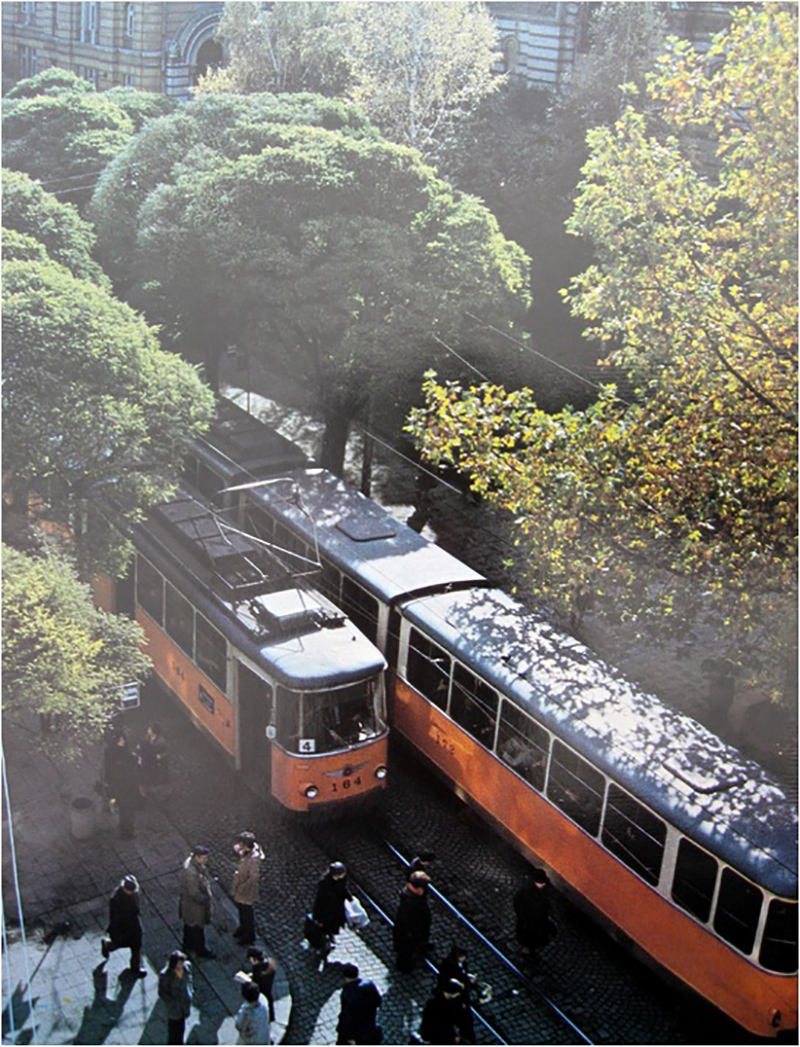 София — Исторически снимки — Трамвайни мотриси (1945–1989)