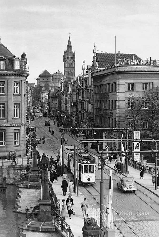 Калининград — Старые фото — Кёнигсбергский трамвай