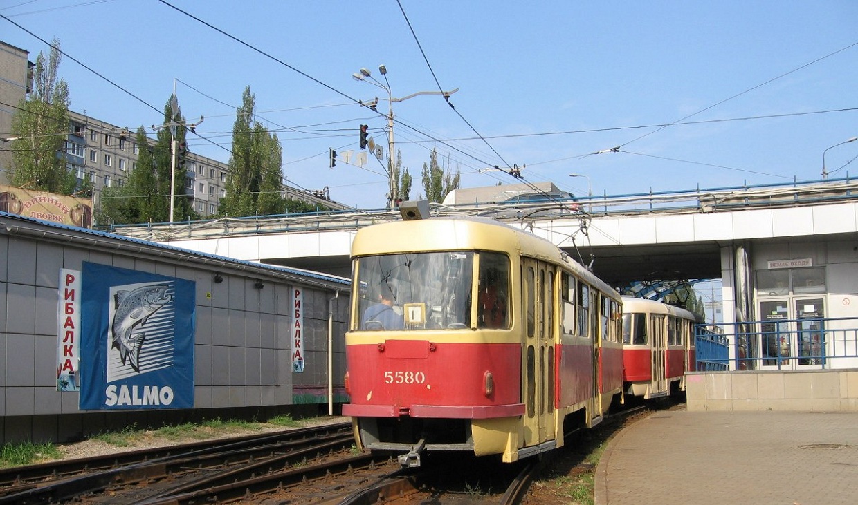 Киев, Tatra T3SU № 5580