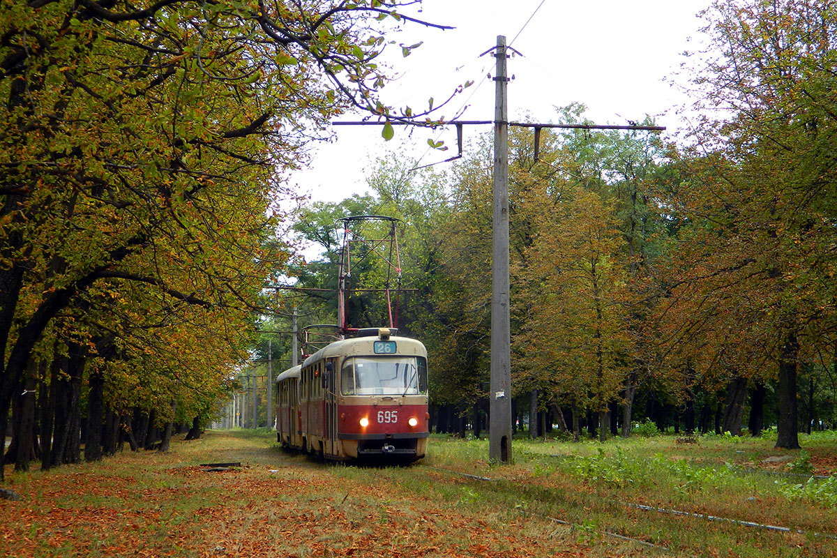 Харьков, Tatra T3SU № 695