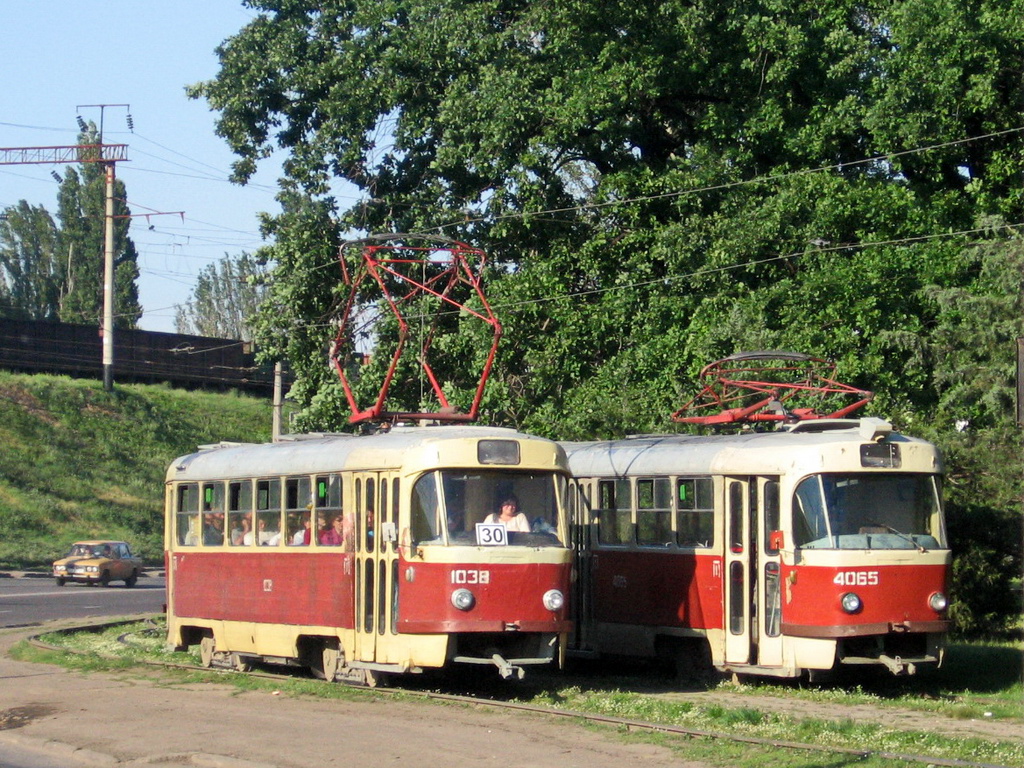 Одеса, Tatra T3SU (двухдверная) № 1038