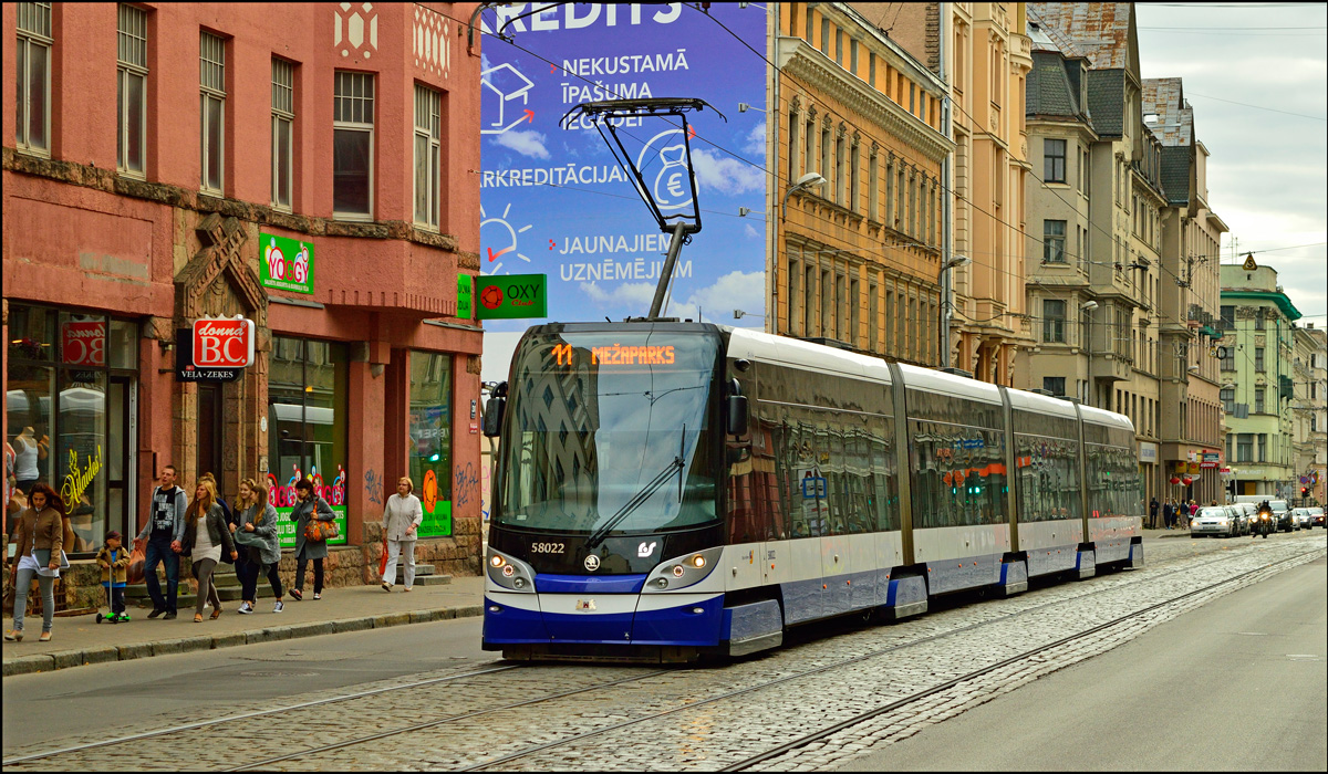 Рига, Škoda 15T1 ForCity Alfa Riga № 58022