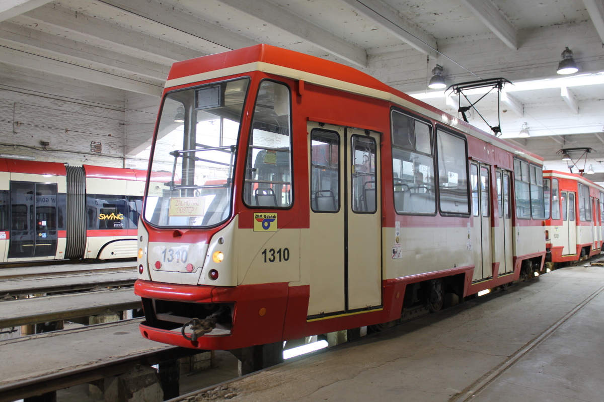 Гданьск, Konstal 105NaD № 1310