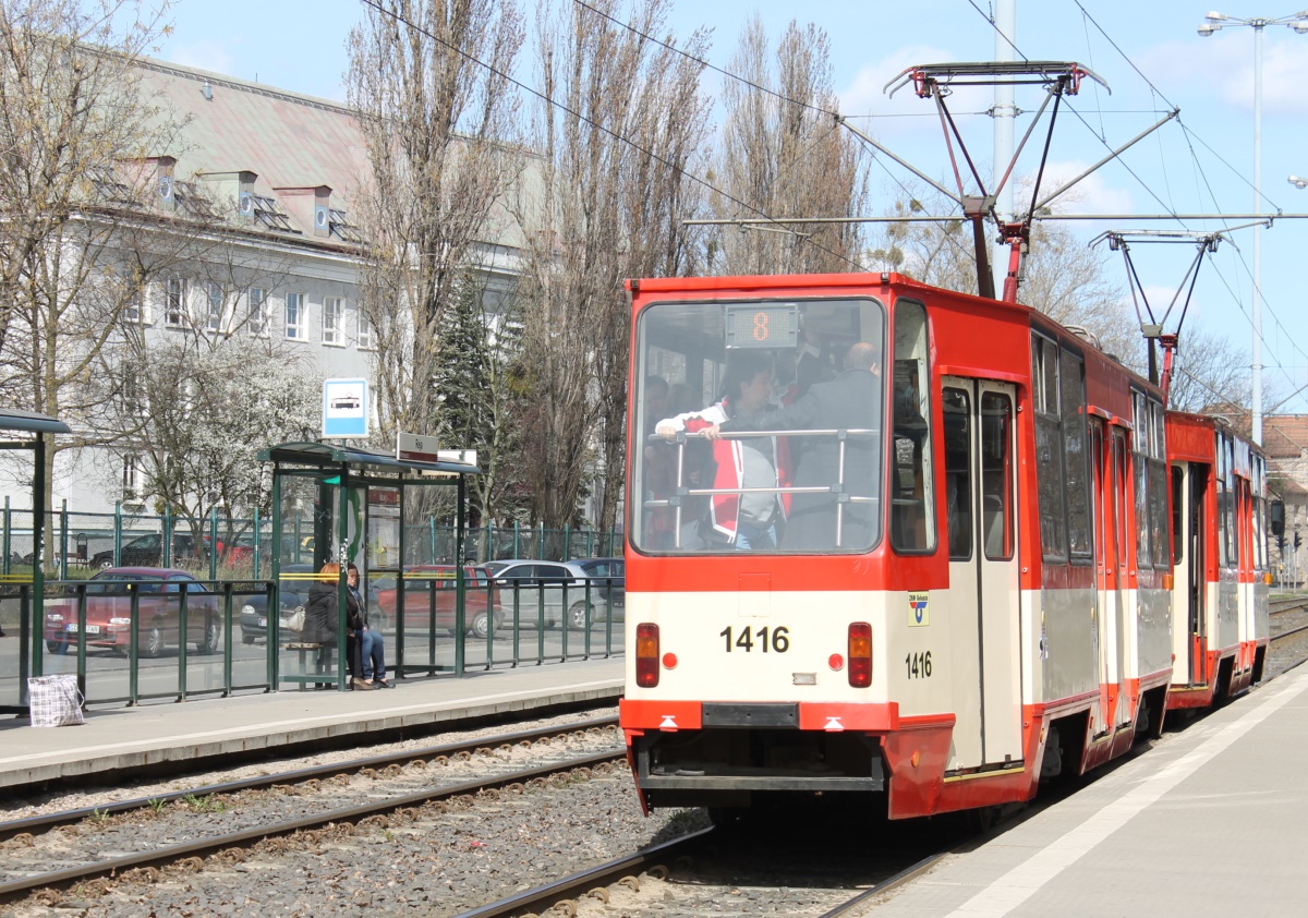 Гданьск, Konstal 105NaD № 1416