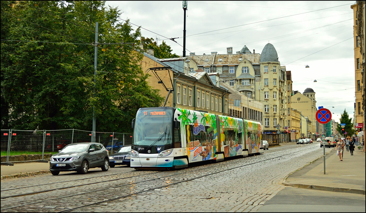 Рига, Škoda 15T ForCity Alfa Riga № 57171