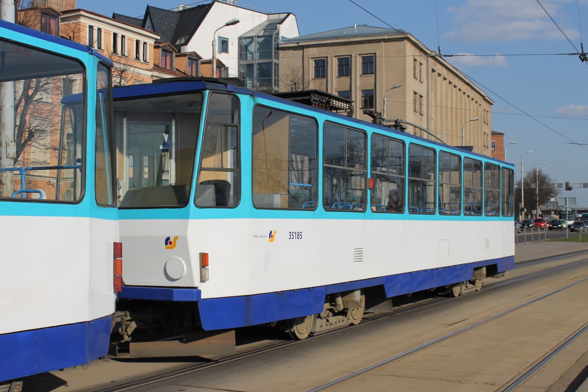 Рига, Tatra T3MR (T6B5-R) № 35185