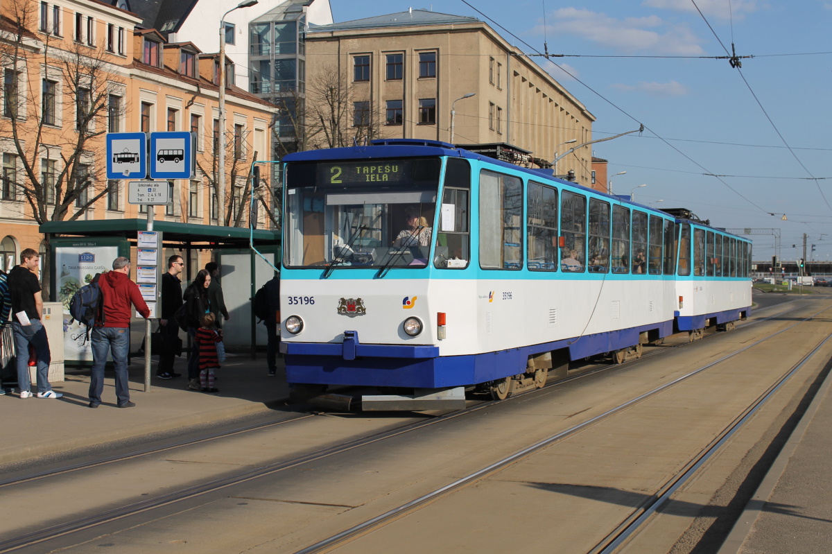 Рига, Tatra T3MR (T6B5-R) № 35196