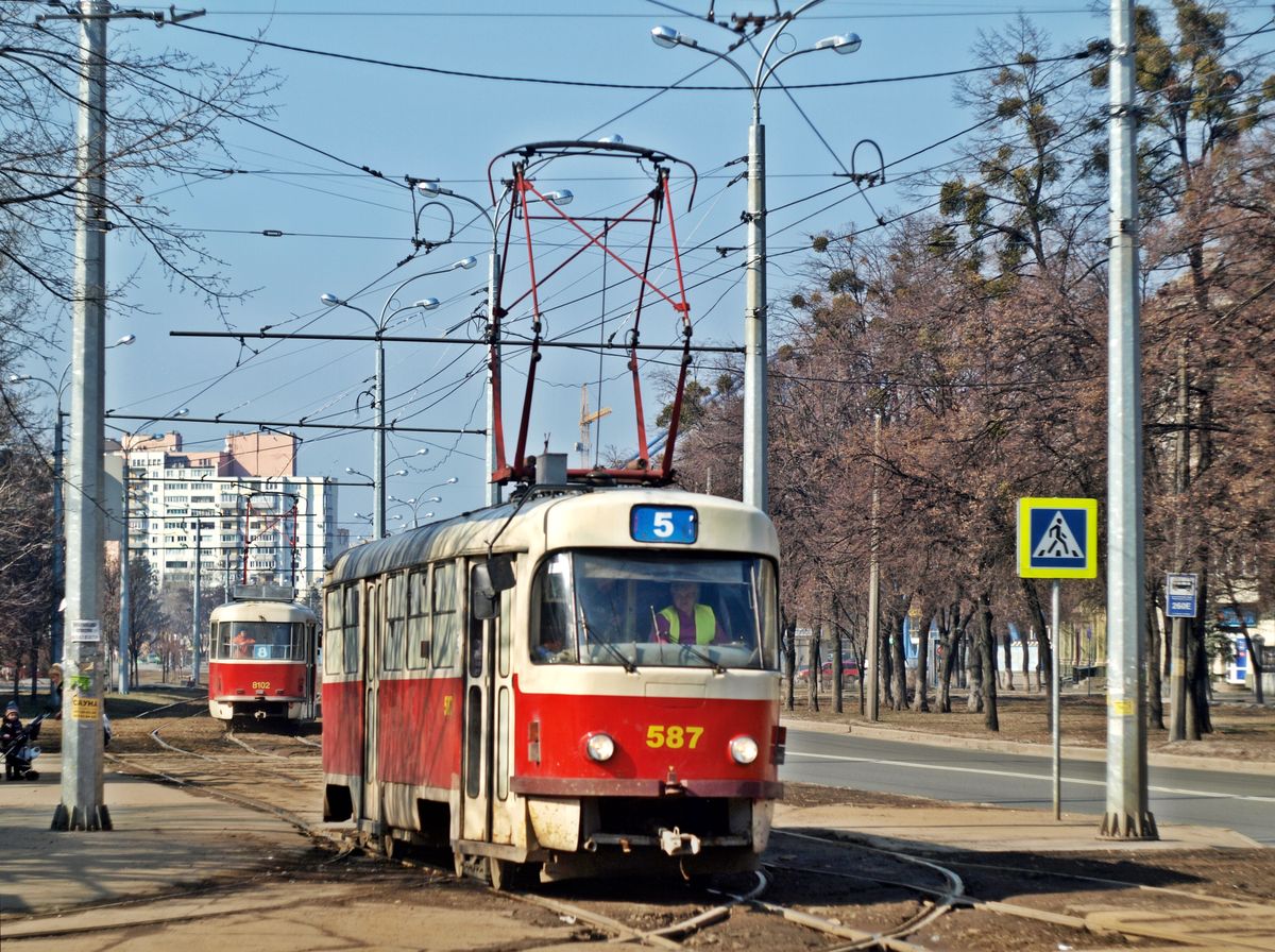 Харьков, Tatra T3SUCS № 587