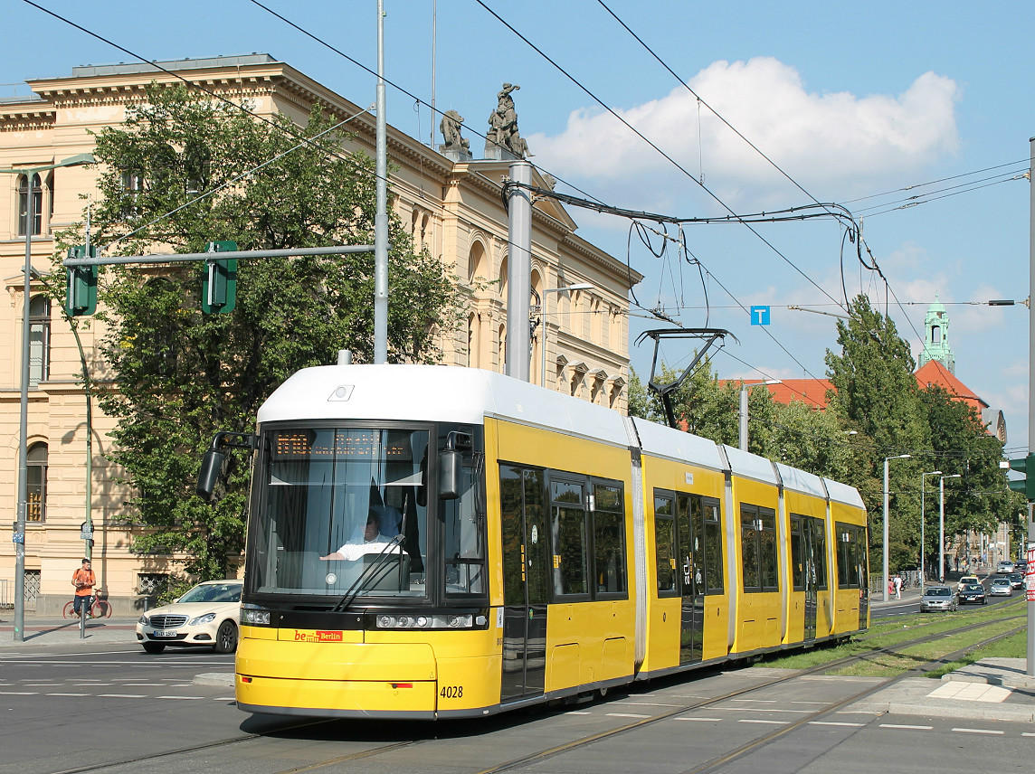 Берлин, Bombardier Flexity Berlin (GT6-08ZR/F6Z) № 4028