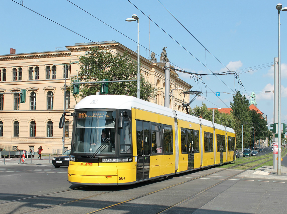 Берлин, Bombardier Flexity Berlin (GT6-08ZR/F6Z) № 4020