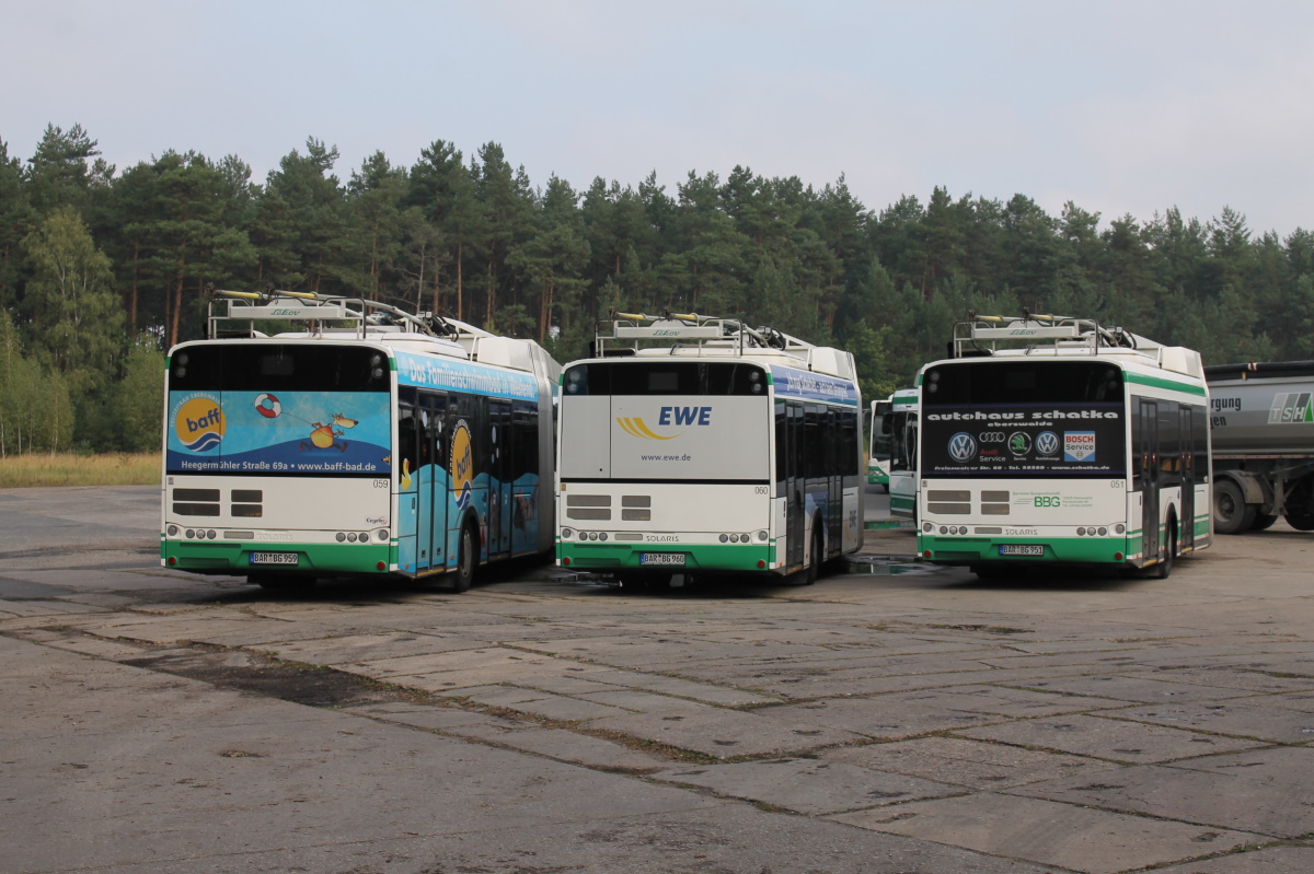 Эберсвальде, Solaris Trollino III 18 AC № 059; Эберсвальде, Solaris Trollino III 18 AC № 060; Эберсвальде, Solaris Trollino III 18 AC № 051