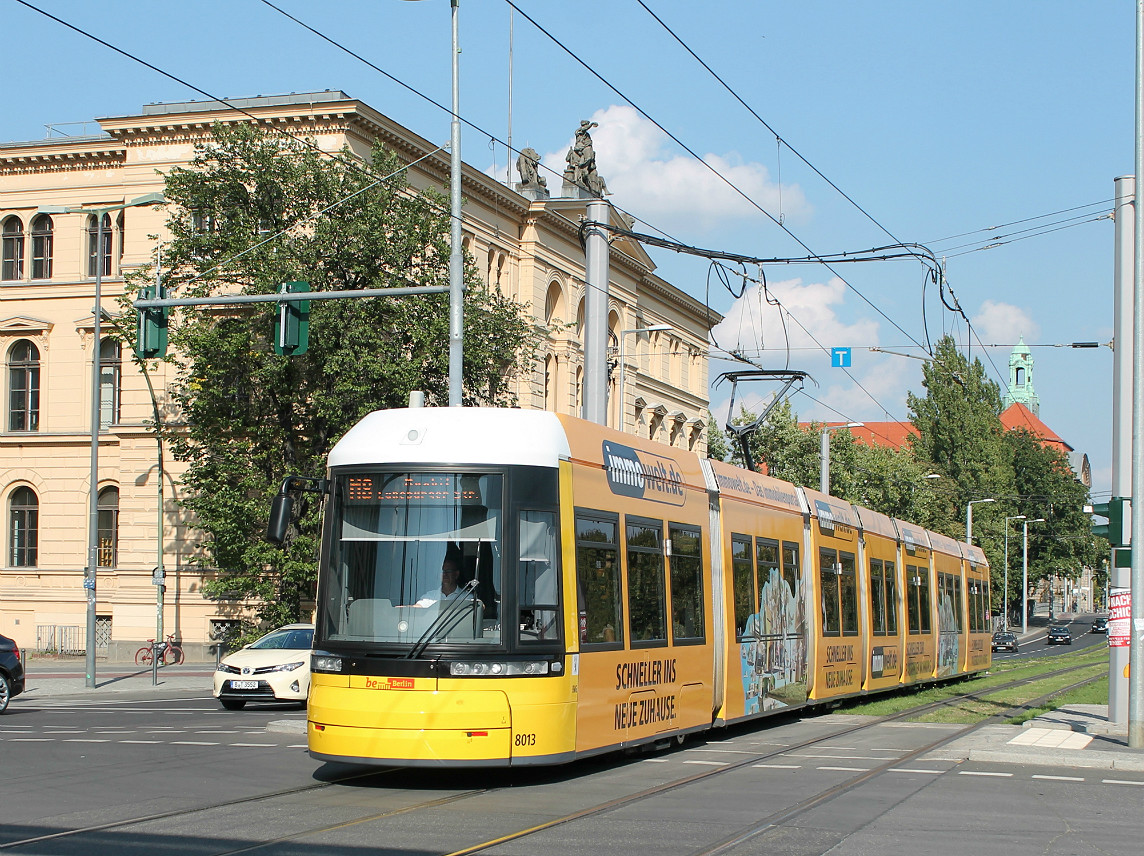 Берлин, Bombardier Flexity Berlin (GT8-08ER/F8E) № 8013