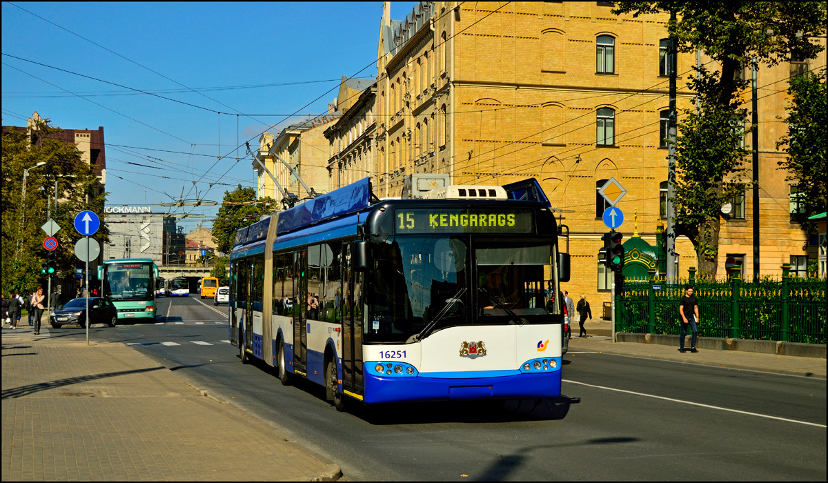 Рига, Solaris Trollino II 18 Ganz № 16251