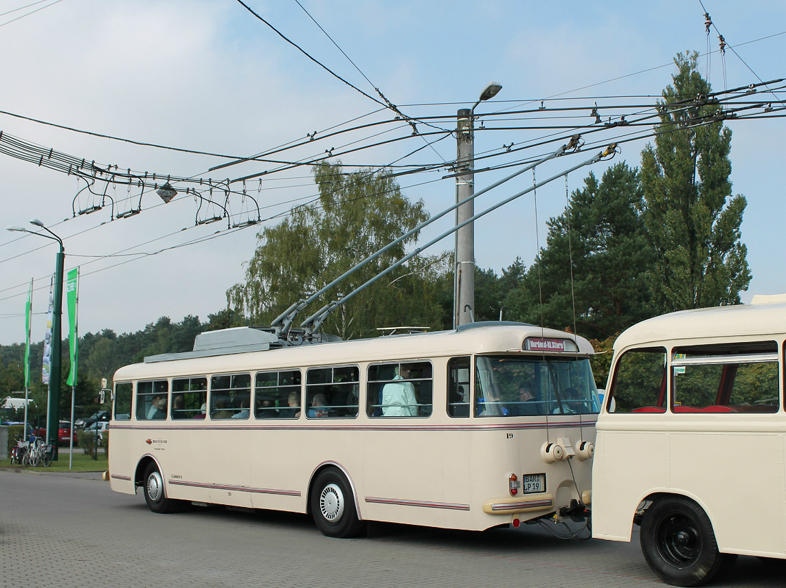 Eberswalde, Škoda 9Tr14 — 19; Eberswalde — Anniversary: 75 years of trolleybuses in Eberswalde (12.09.2015) • Jubiläum: 75 Jahre Obusbetrieb in Eberswalde (12.09.2015)