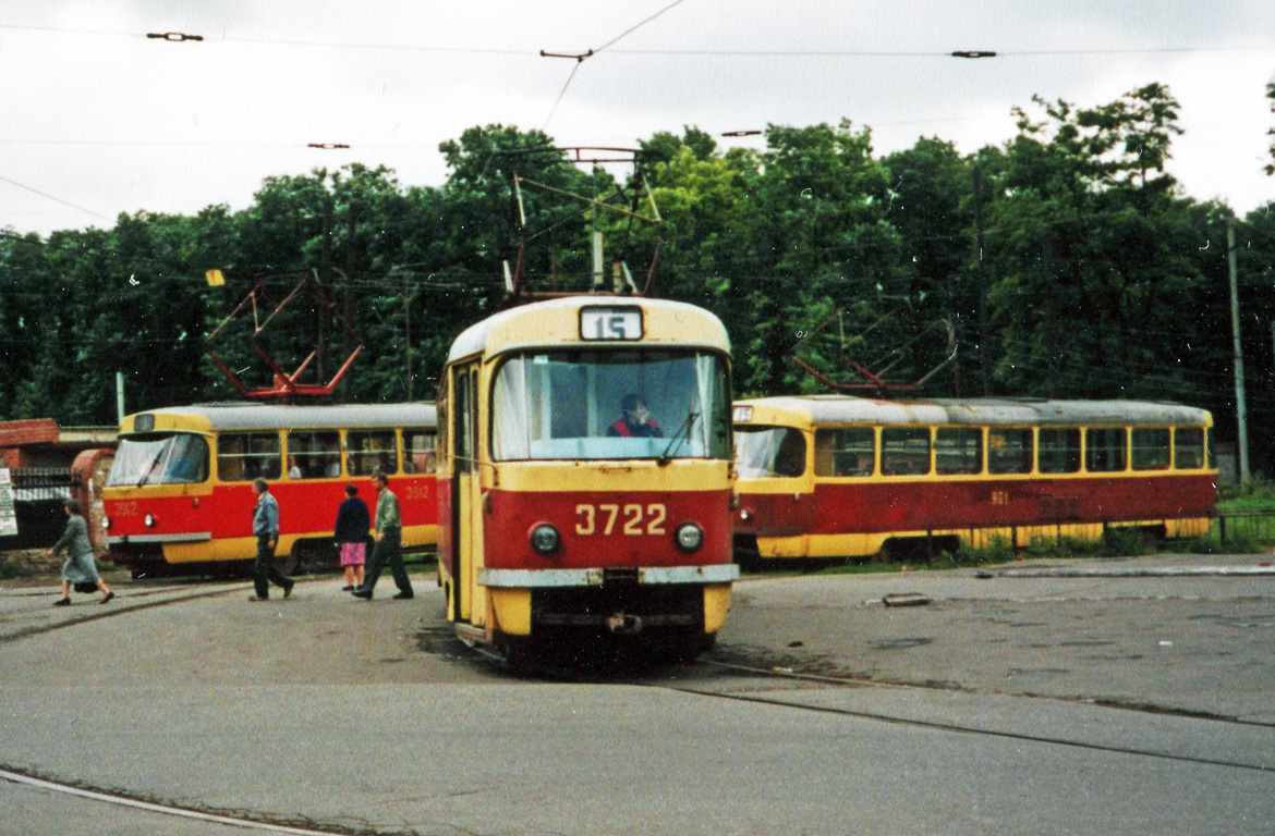 Донецк, Tatra T3SU (двухдверная) № 3722