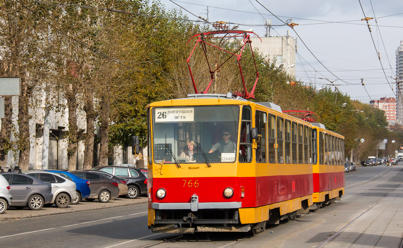 Екатеринбург, Tatra T6B5SU № 766