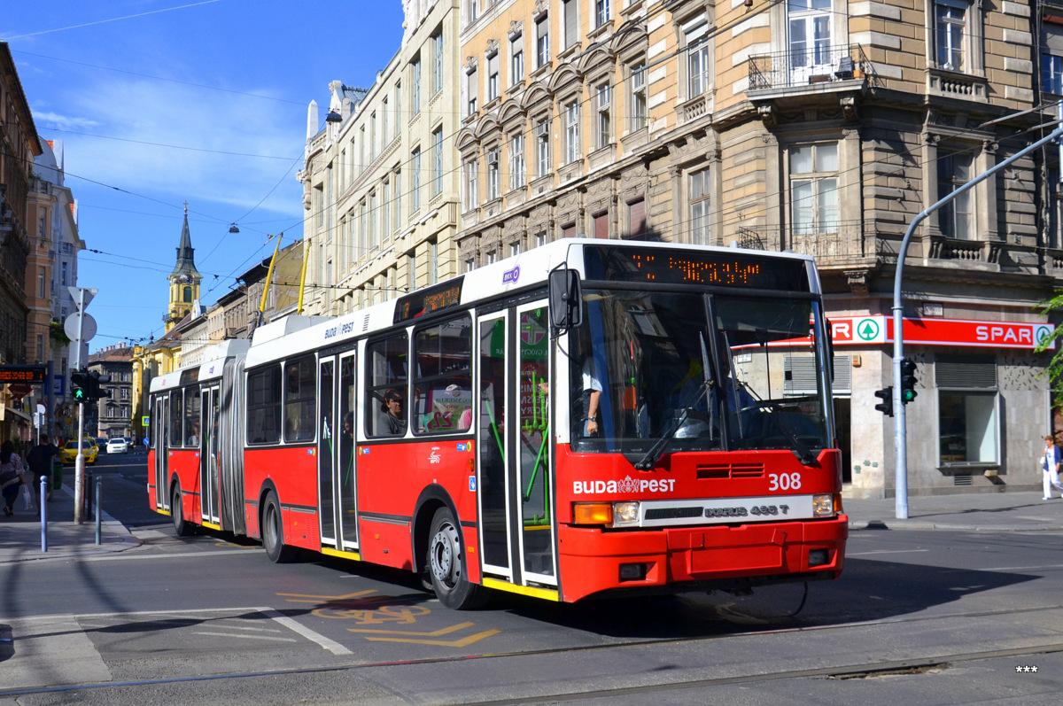 Будапешт, Ikarus 435.81F № 308