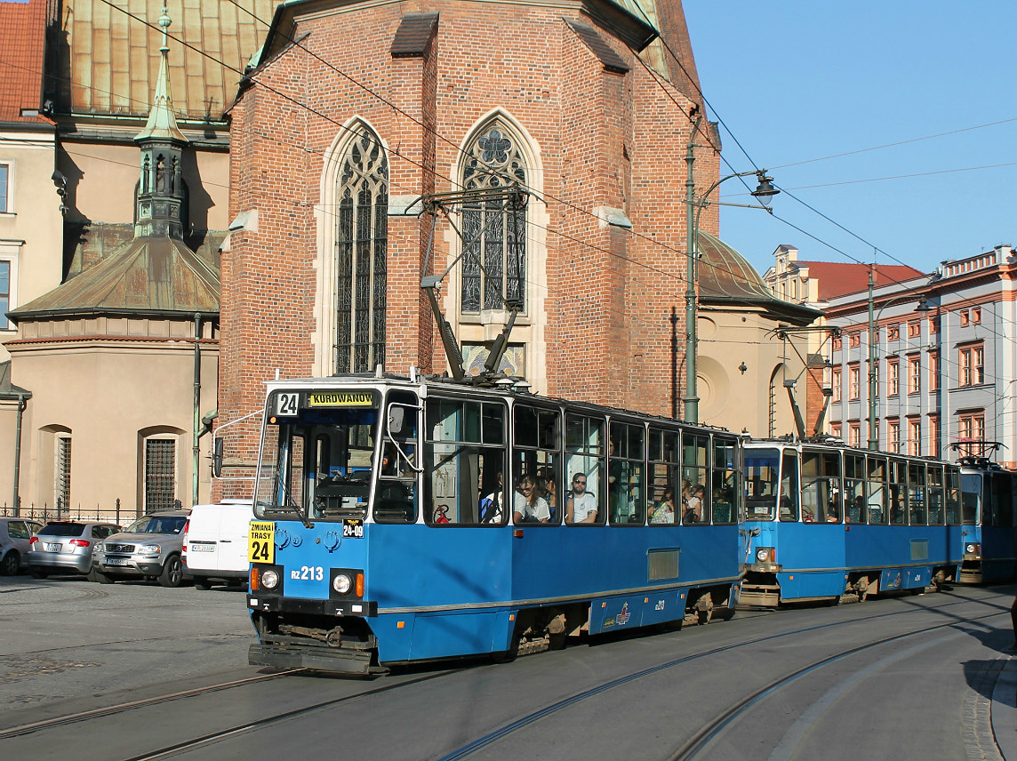 Краков, Konstal 105Na № RZ213