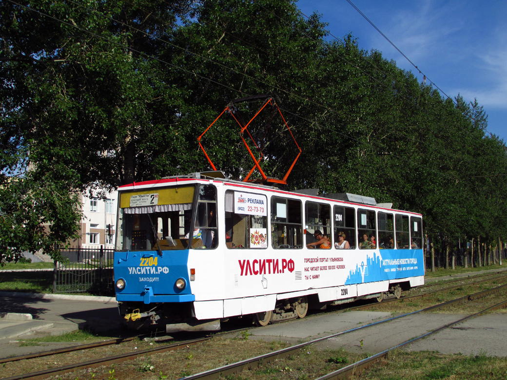 Ульяновск, Tatra T6B5SU № 2204