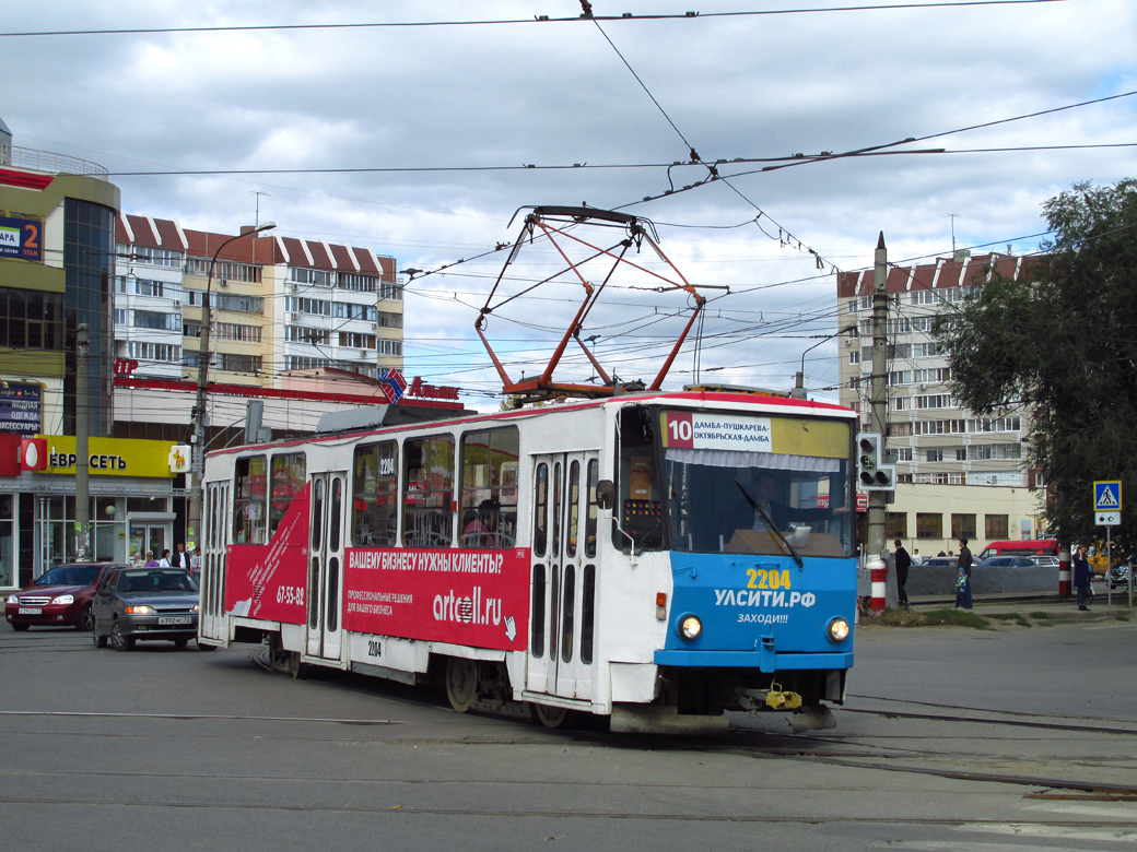 Uljanowsk, Tatra T6B5SU Nr. 2204