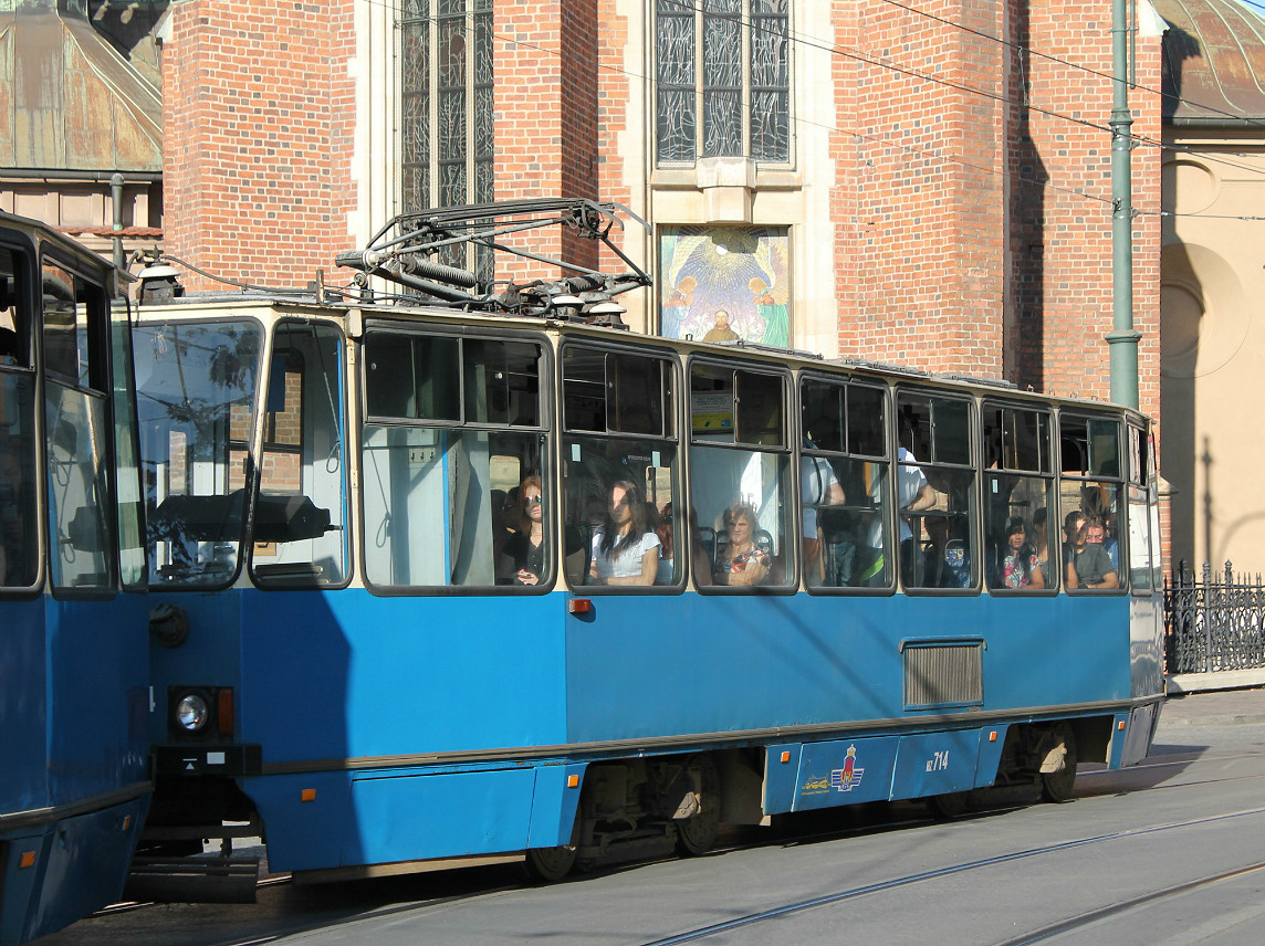 Краков, Konstal 105Na № HZ714