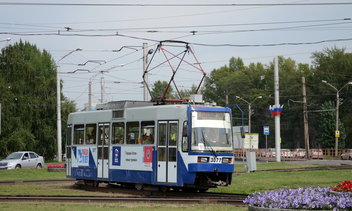 Барнаул, Tatra B3DM КВР Барнаул № 3077