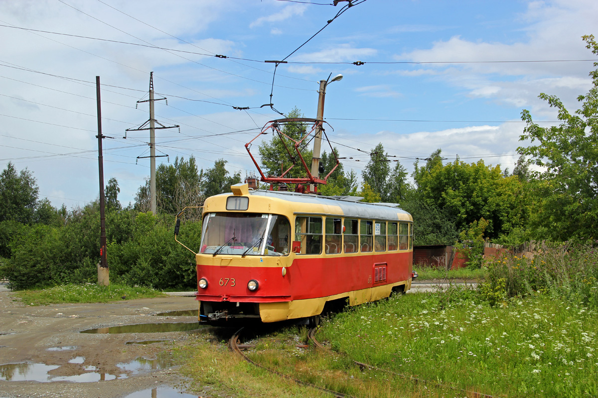 Екатеринбург, Tatra T3SU № 673
