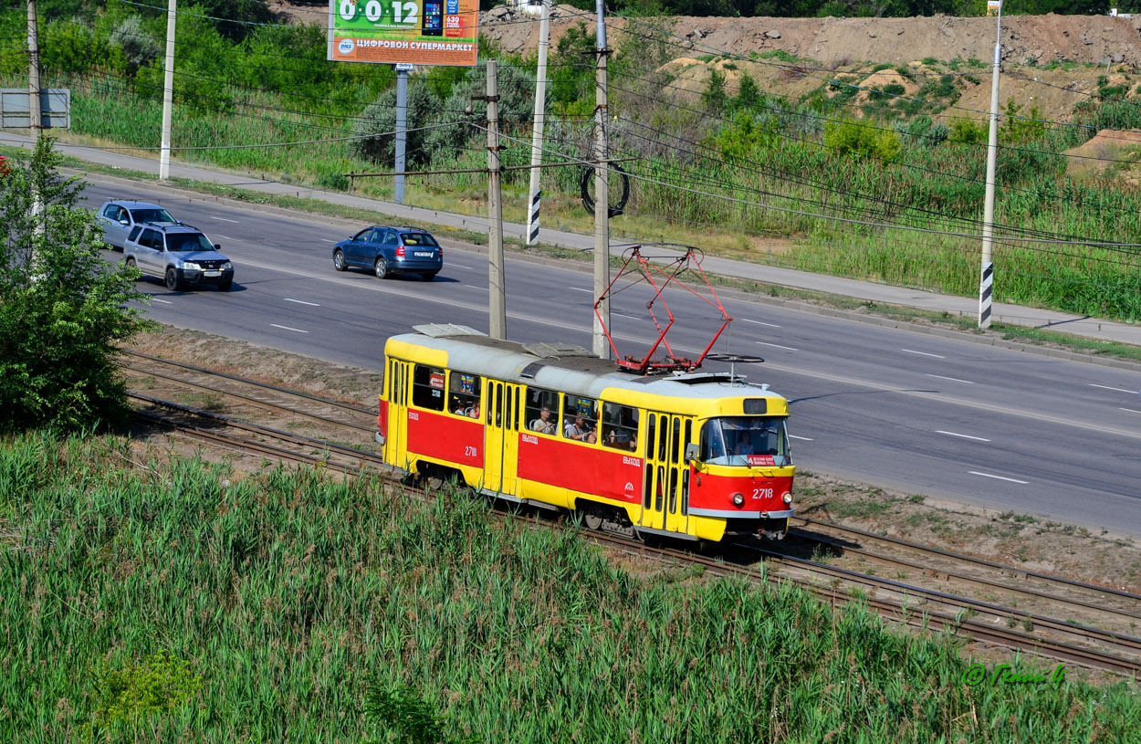 Волгоград, Tatra T3SU № 2718
