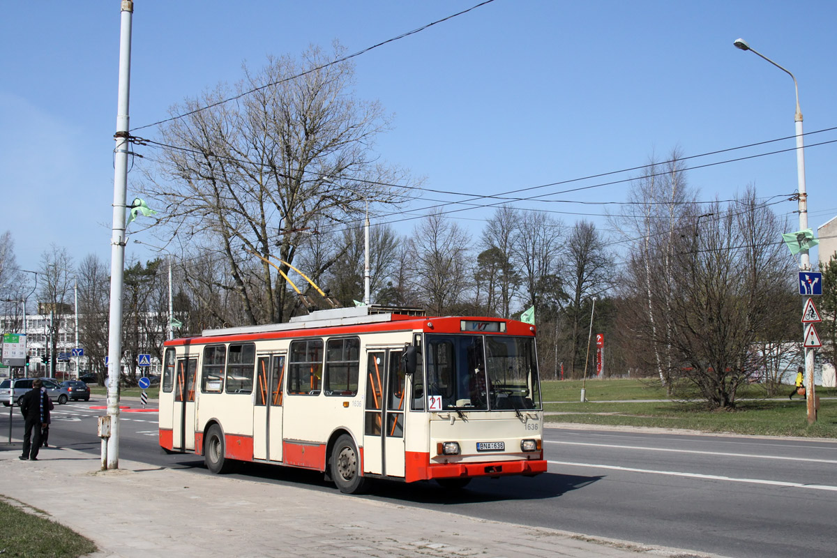Вильнюс, Škoda 14Tr13/6 № 1636