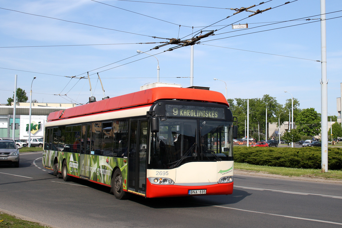 Vilnius, Solaris Trollino II 15 AC Nr. 2695