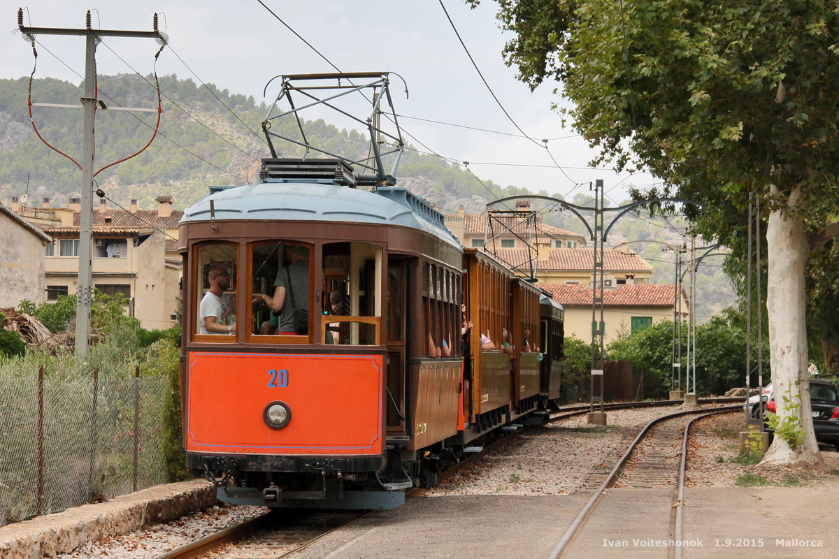 Sóller, Carris 2-axle motorcar (Standard) Nr. 20