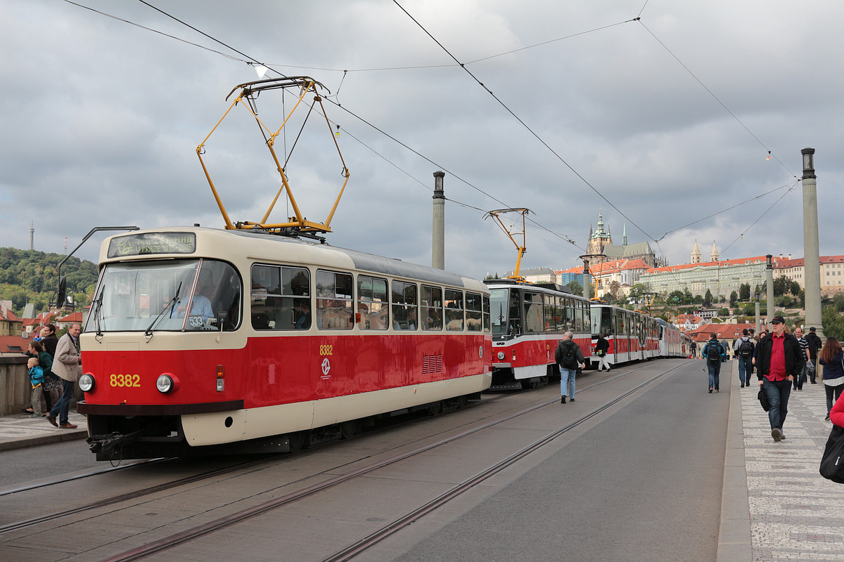 Прага, Tatra T3R.P № 8382; Прага — 140 лет городскому транспорту в Праге Прага, Tatra T3R.P № 8382; Прага — 140 лет городскому транспорту в Праге