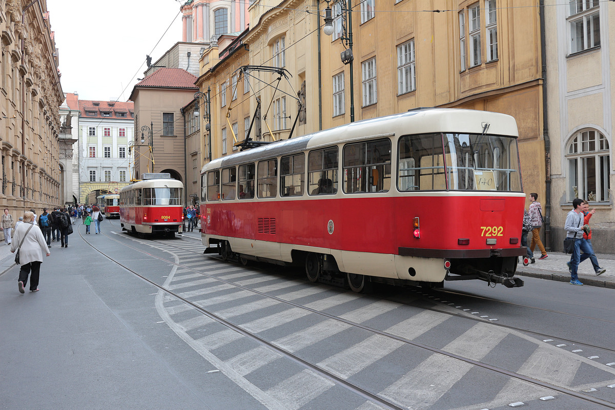 Прага, Tatra T3SUCS № 7292; Прага — 140 лет городскому транспорту в Праге Прага, Tatra T3SUCS № 7292; Прага — 140 лет городскому транспорту в Праге