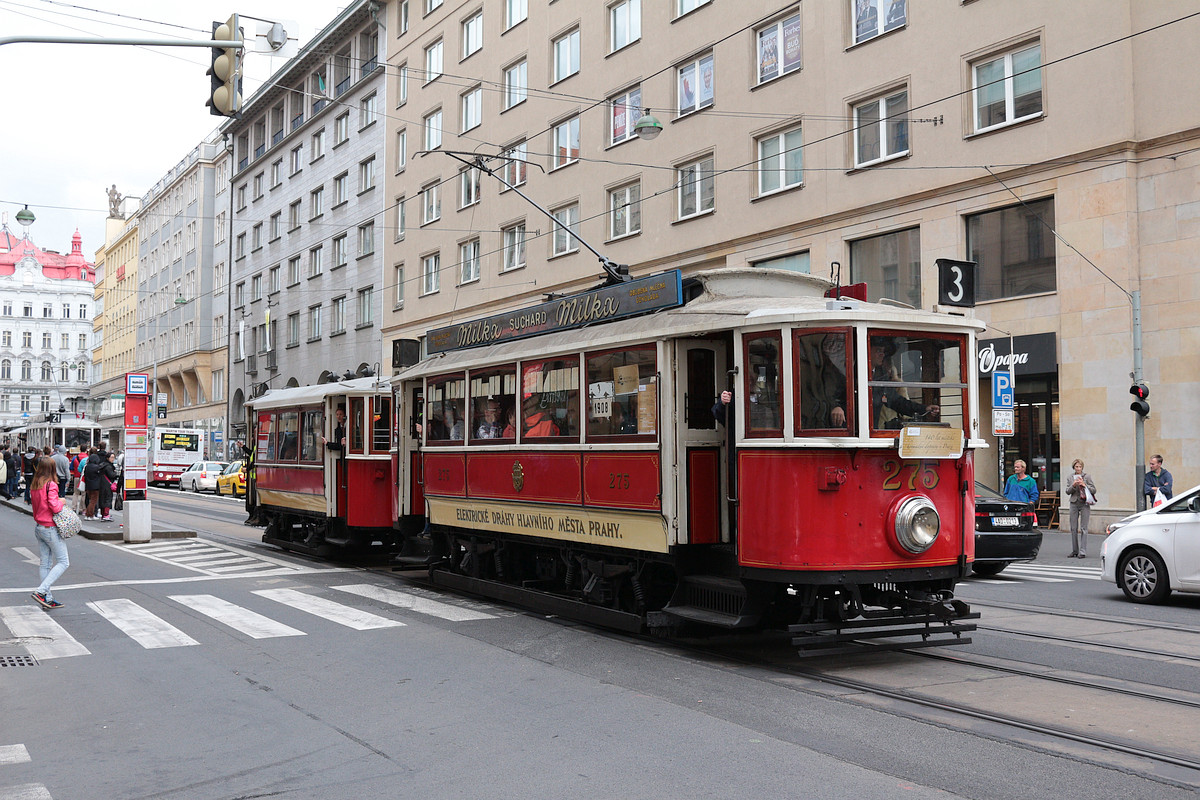 Praha, Ringhoffer DSM # 275; Praha — 140th anniversary of Prague's urban transport